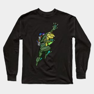 Graffiti Frog Long Sleeve T-Shirt